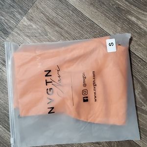 Orange NVGTN contour leggings